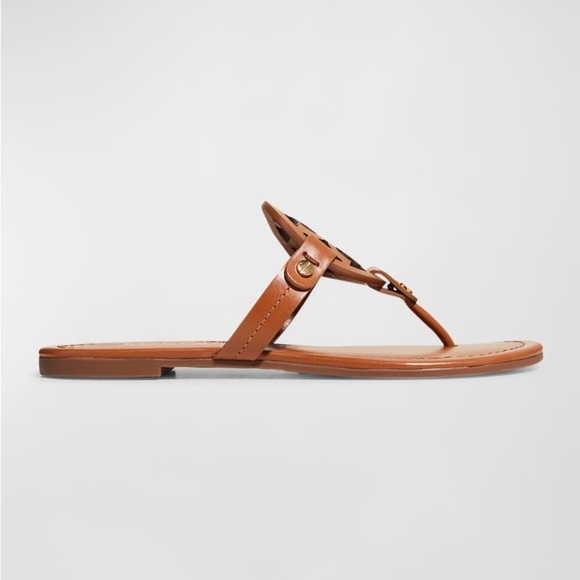Tory Burch Miller Thong Women's Brown Sandal Size 8 - Picture 5 of 16